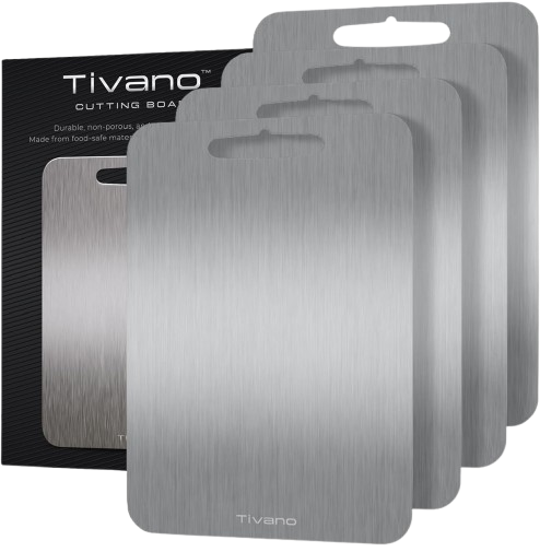 4-Pack TitaniumShield Cutting Board 